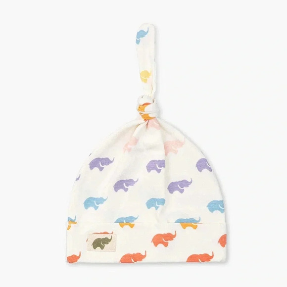 Monica + Andy Top Knot Cap - Elephants - NWT - Picture 1 of 4
